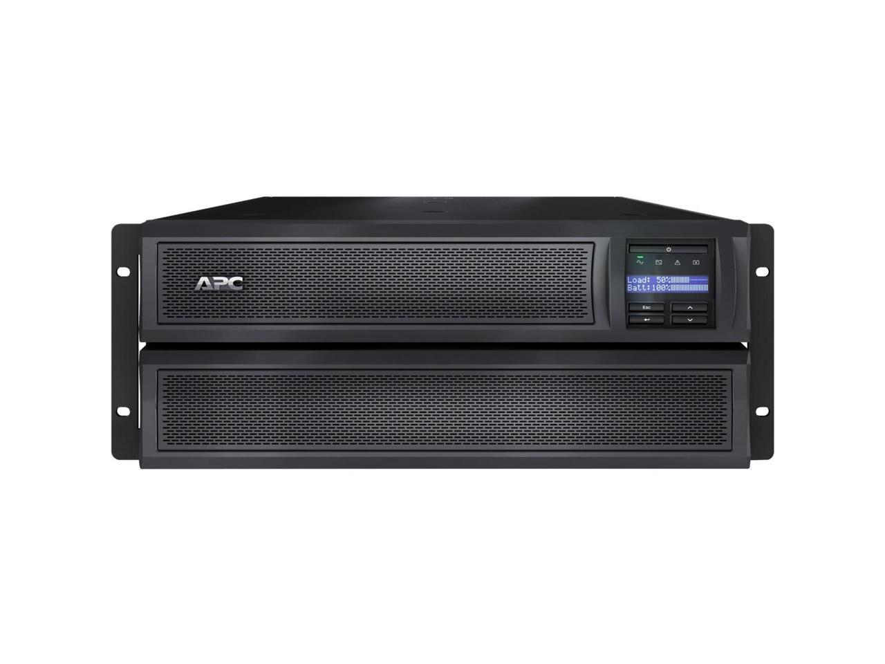 APC BY Schneider SMX3000LVUS APC SMART-UPS X 3000VA SHORT DEPTH TOWER/RACK CONVERTIBLE LCD 100-127V TAA