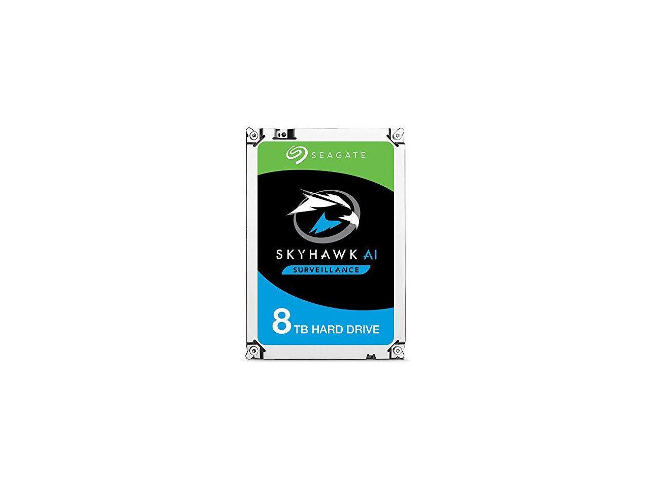 Seagate ST8000VE000 Skyhawk AI 8TB SATAIII 7200RPM 256MB 3.5" Surveillance Hard Drive