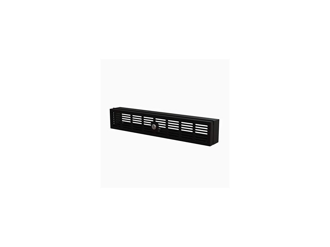 StarTech 2U Rack-Mount Hinged Locking Physical Security Cover RKSECLK2U