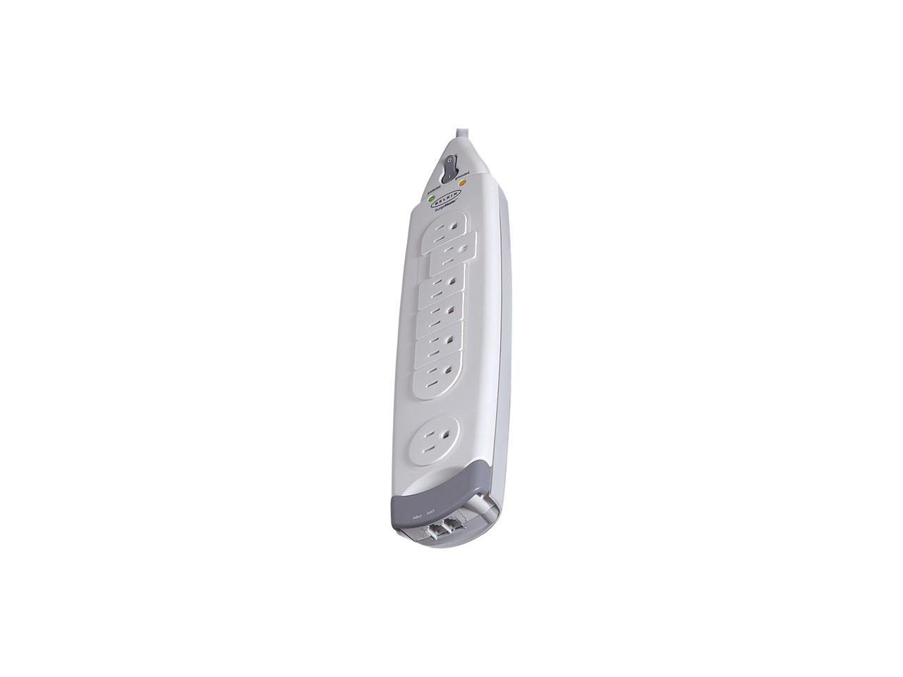 BELKIN F9H710-06 SURGEMASTER HOME SERIES SURGE PROTECTOR (6-FT CORD)