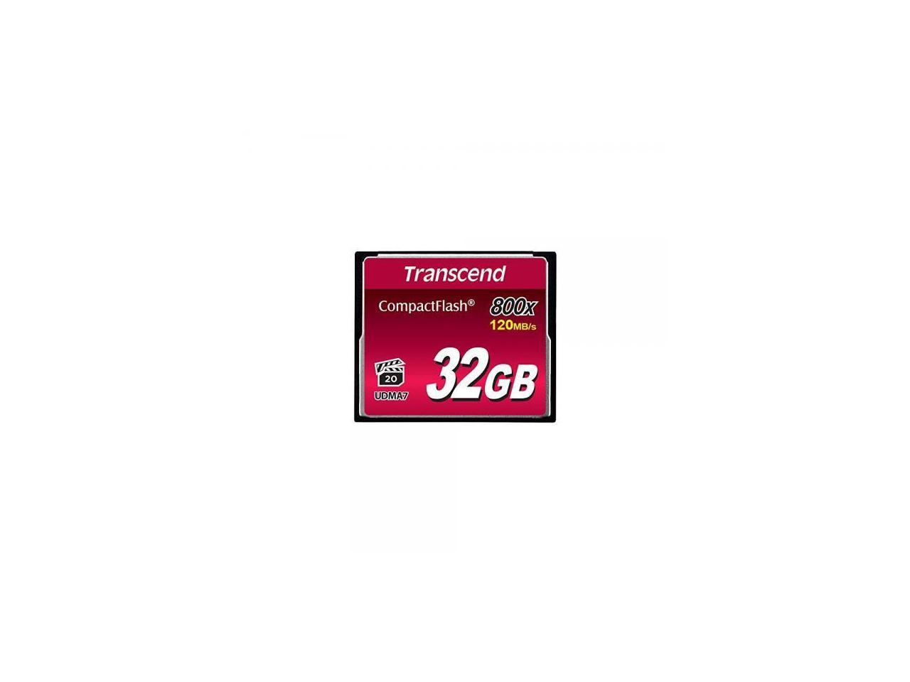 Transcend 32GB CompactFlash Memory Card 800x (TS32GCF800)