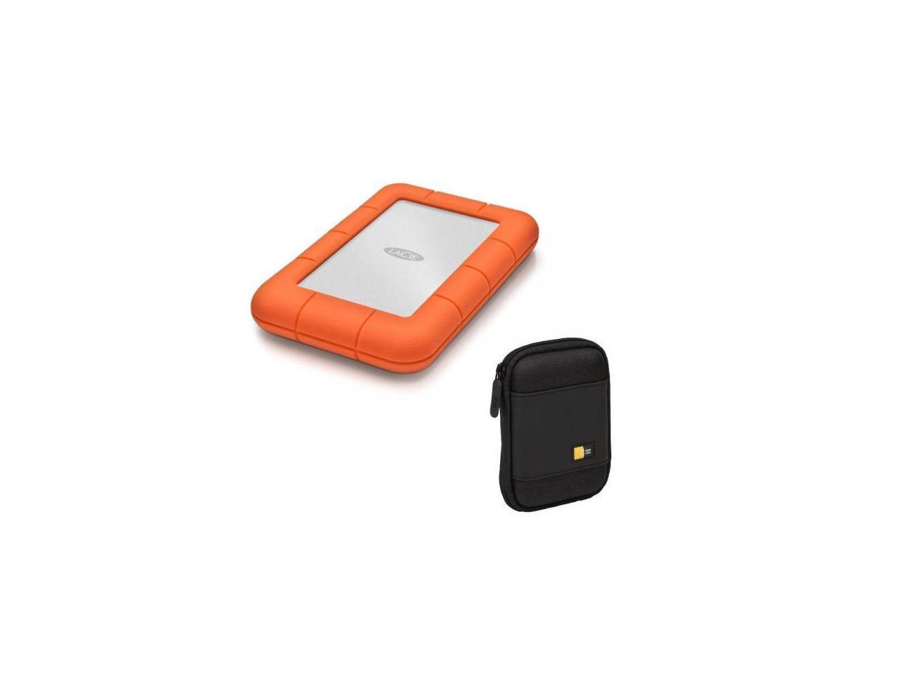 LaCie 2TB Rugged Mini External Hard Drive USB 3.0 Model LAC9000298 Orange