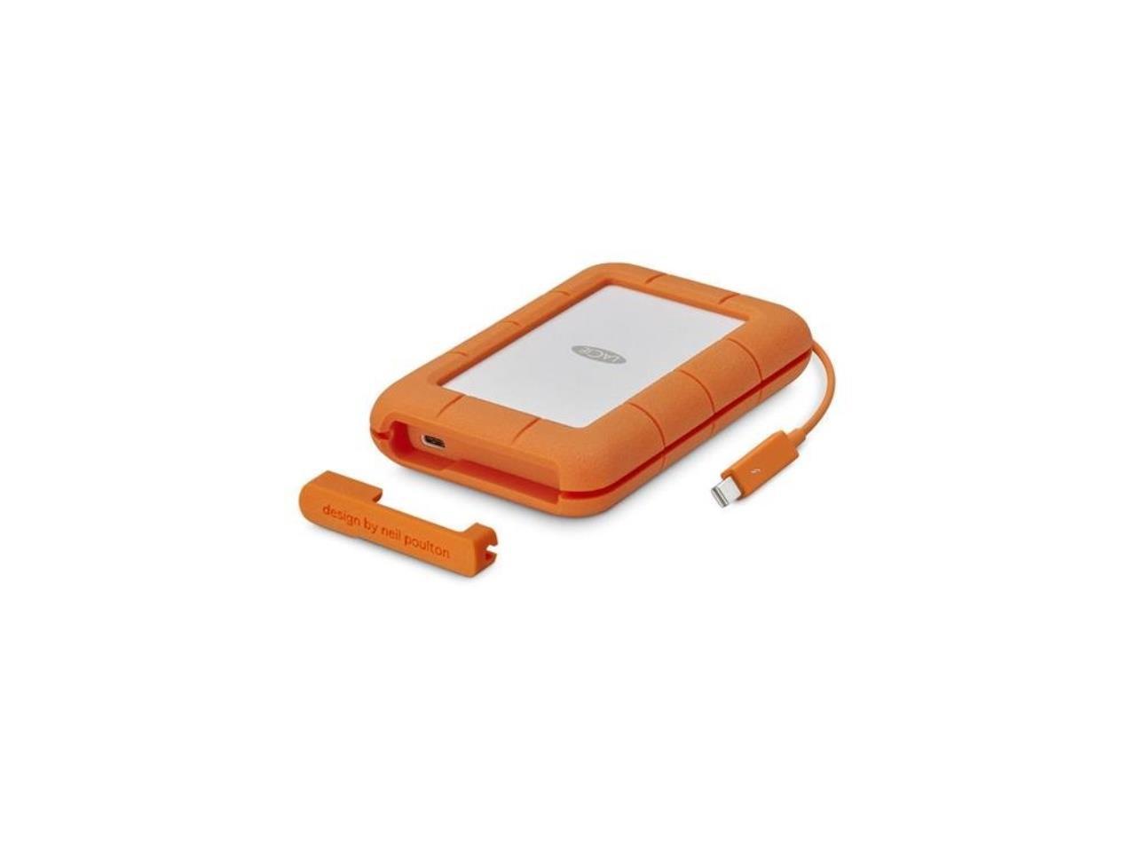 LaCie 4TB Rugged Portable Drive Thunderbolt USB-C Model STFS4000400
