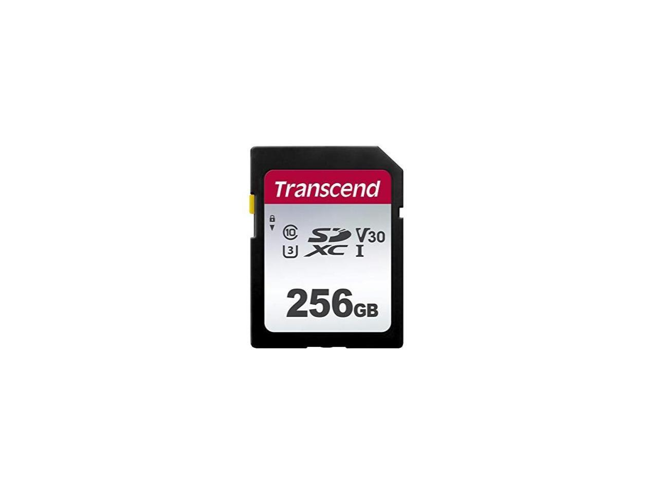 256GB Transcend 300S SDXC UHS-I U3 V30 SD Memory Card CL10 95MB/sec