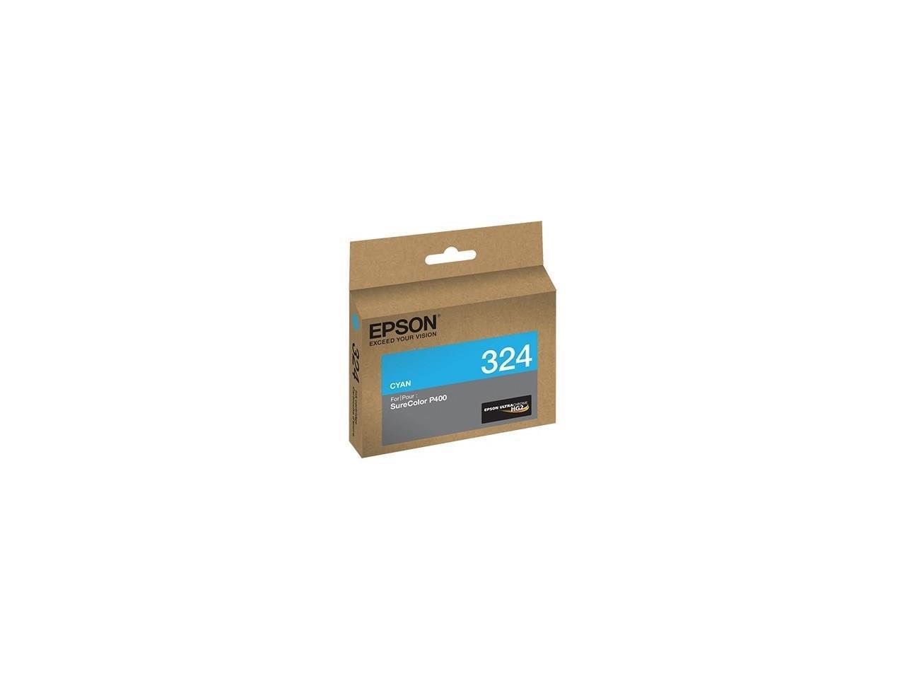 EPSON PRINT T324220 ULTRACHROME HG2 CYAN INK CARTRIDGE, STANDARD CAPACITY