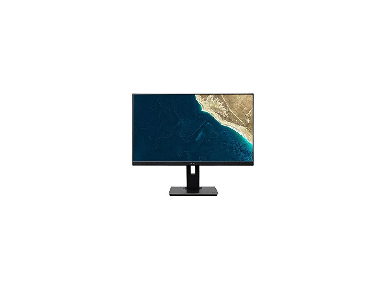 Acer B277U 27" WQHD 2560 x 1440 2K 75Hz 4ms (GTG) 2xHDMI DisplayPort AMD FreeSync USB 3.0 Hub Built-in Speakers Backlit LED IPS Monitor