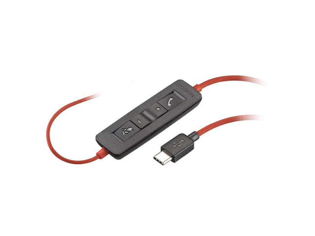 Plantronics Blackwire 3220 USB-A Headset, On-Ear Mono Headset, Wired