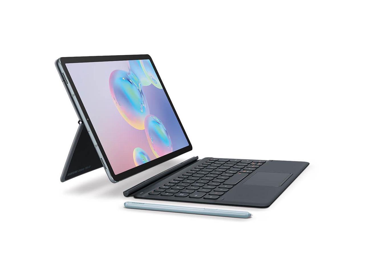 Samsung - SM-T860NZBAXAR - Samsung Galaxy Tab S6 SM-T860 Tablet - 10.5 - 6 GB RAM - 128 GB Storage - Android 9.0 Pie -