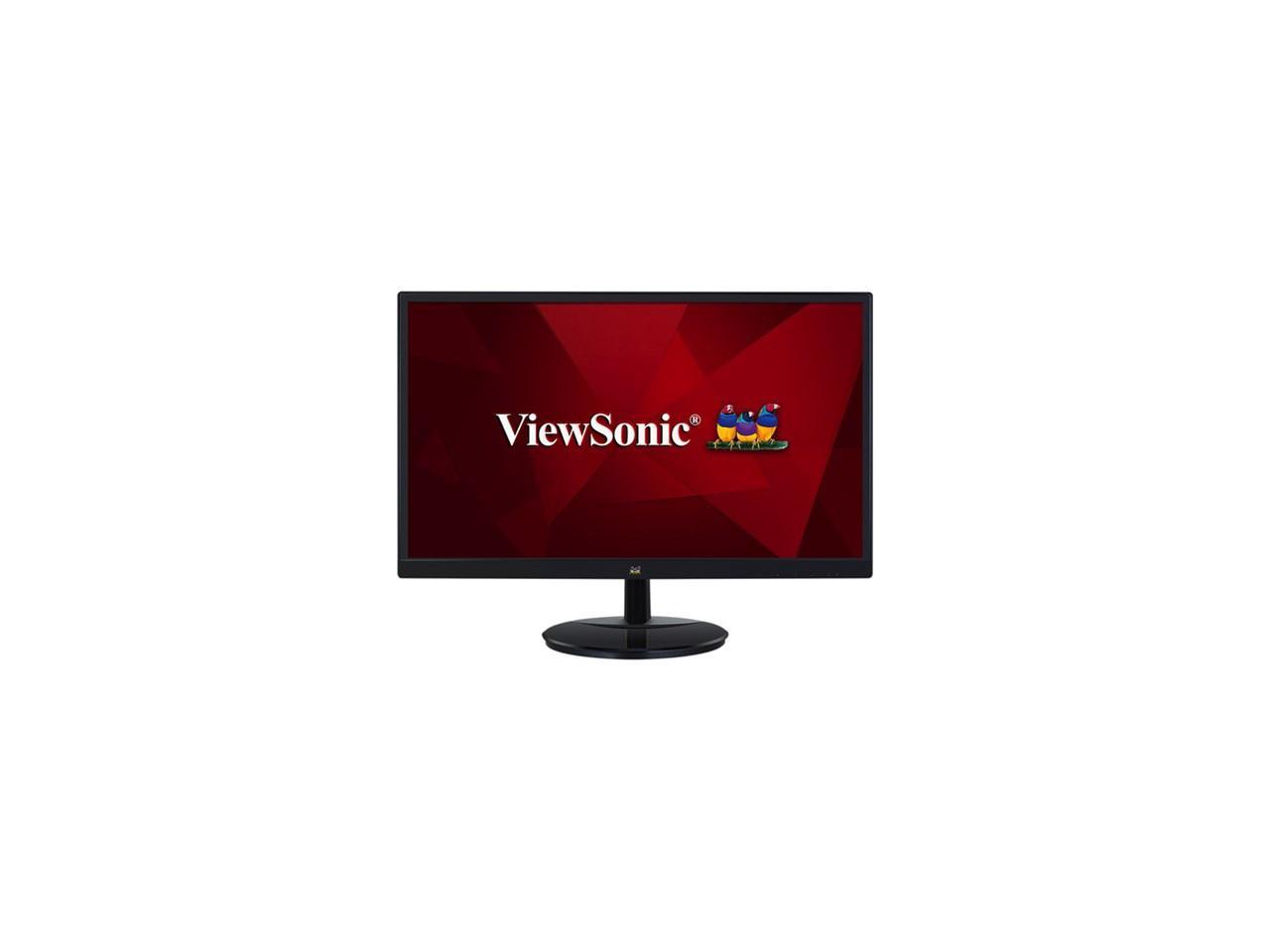 ViewSonic VA2459-SMH 24" (23.8" Viewable) Full HD 1920 x 1080 5 ms D-Sub, HDMI Built-in Speakers Edge-to-Edge Screen Frameless Bezel IPS LED Monitor