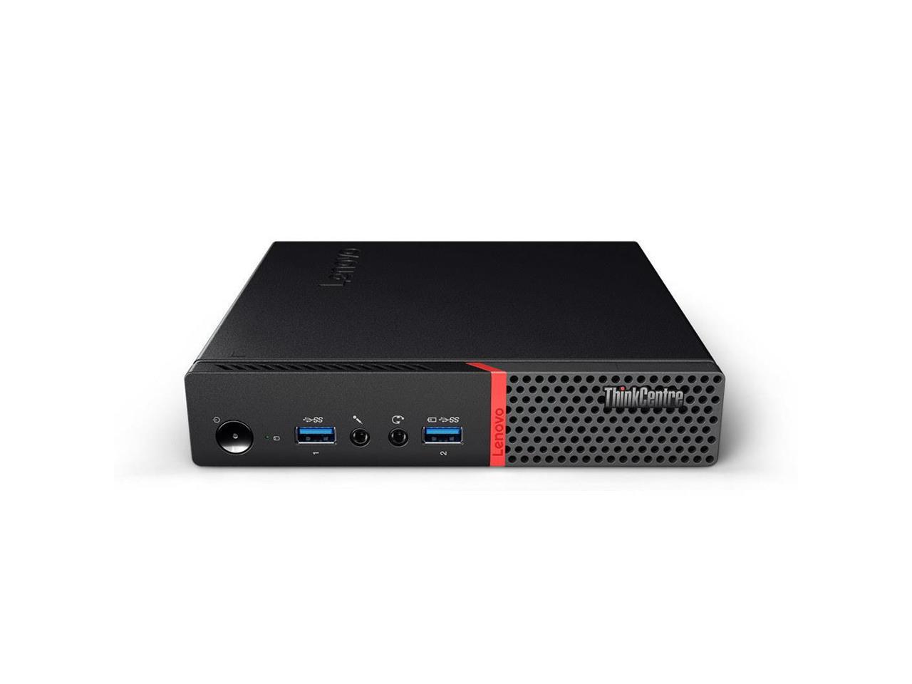 Lenovo ThinkCentre M715q 10VG000SUS Desktop Computer - AMD Ryzen 5 PRO 2400GE 3.20 GHz - 8 GB DDR4 SDRAM - 256 GB SSD - Windows 10 Pro 64-bit
