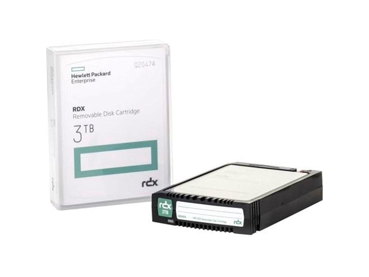 HEWLETT PACKARD ENTERPRISE Q2047A HPE RDX 3 TB REMOVABLE DISK CARTRIDGE