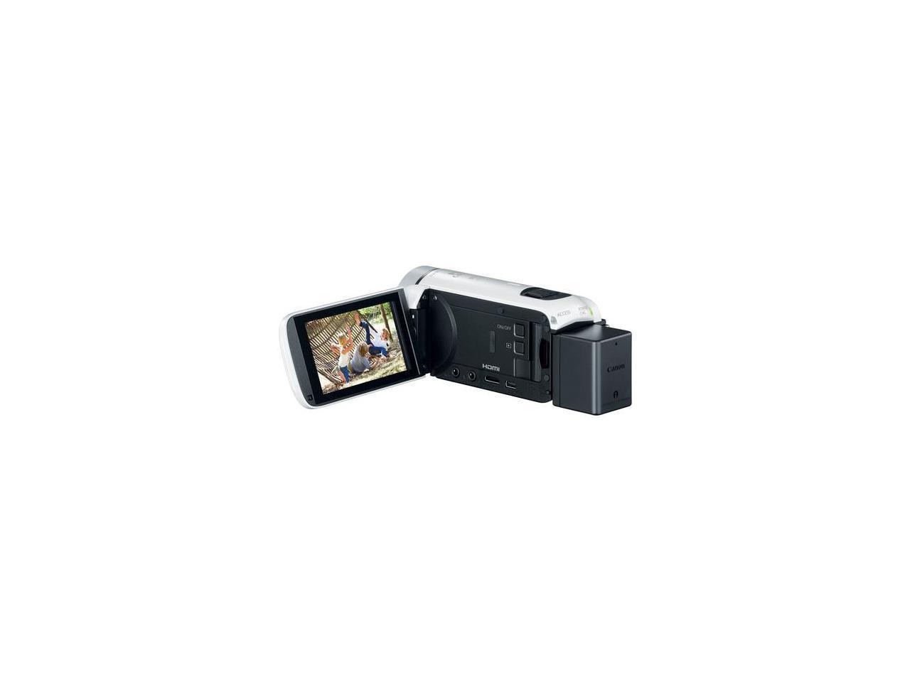 Canon VIXIA HF R800 Digital Camcorder - 3" Touchscreen LCD CMOS Full HD White
