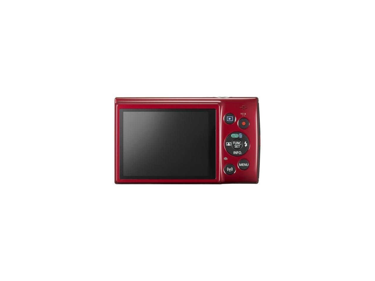Canon PowerShot 190 IS 20 Megapixel Compact Camera - Red
