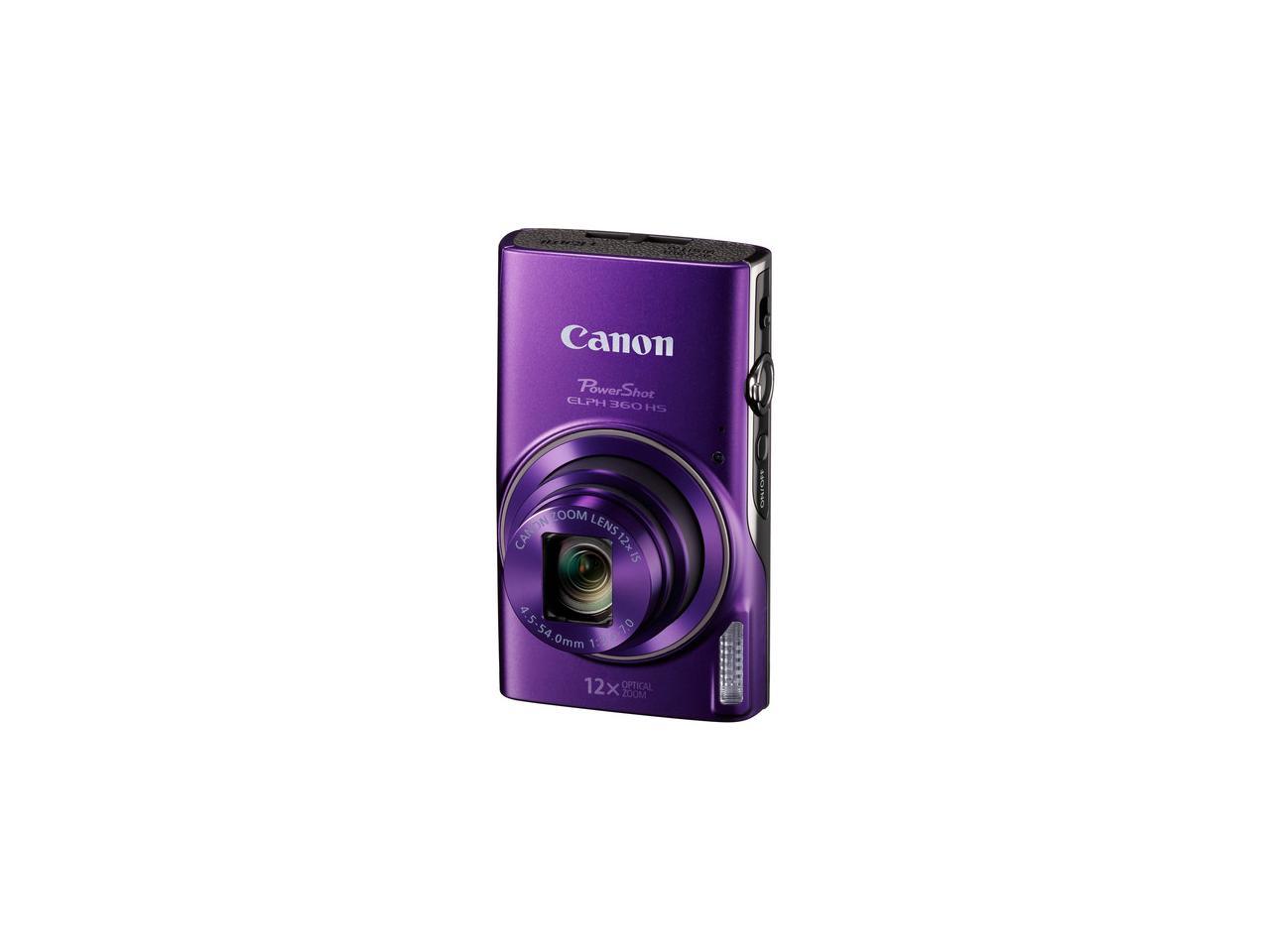 Canon PowerShot 360 HS 20.2 Megapixel Compact Camera - Purple