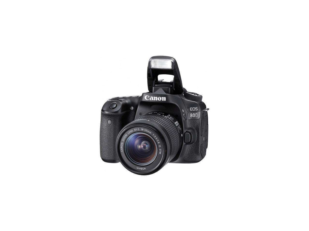 Canon EOS 80D 24.2 Megapixel Digital SLR Camera with Lens - 18 mm - 55 mm