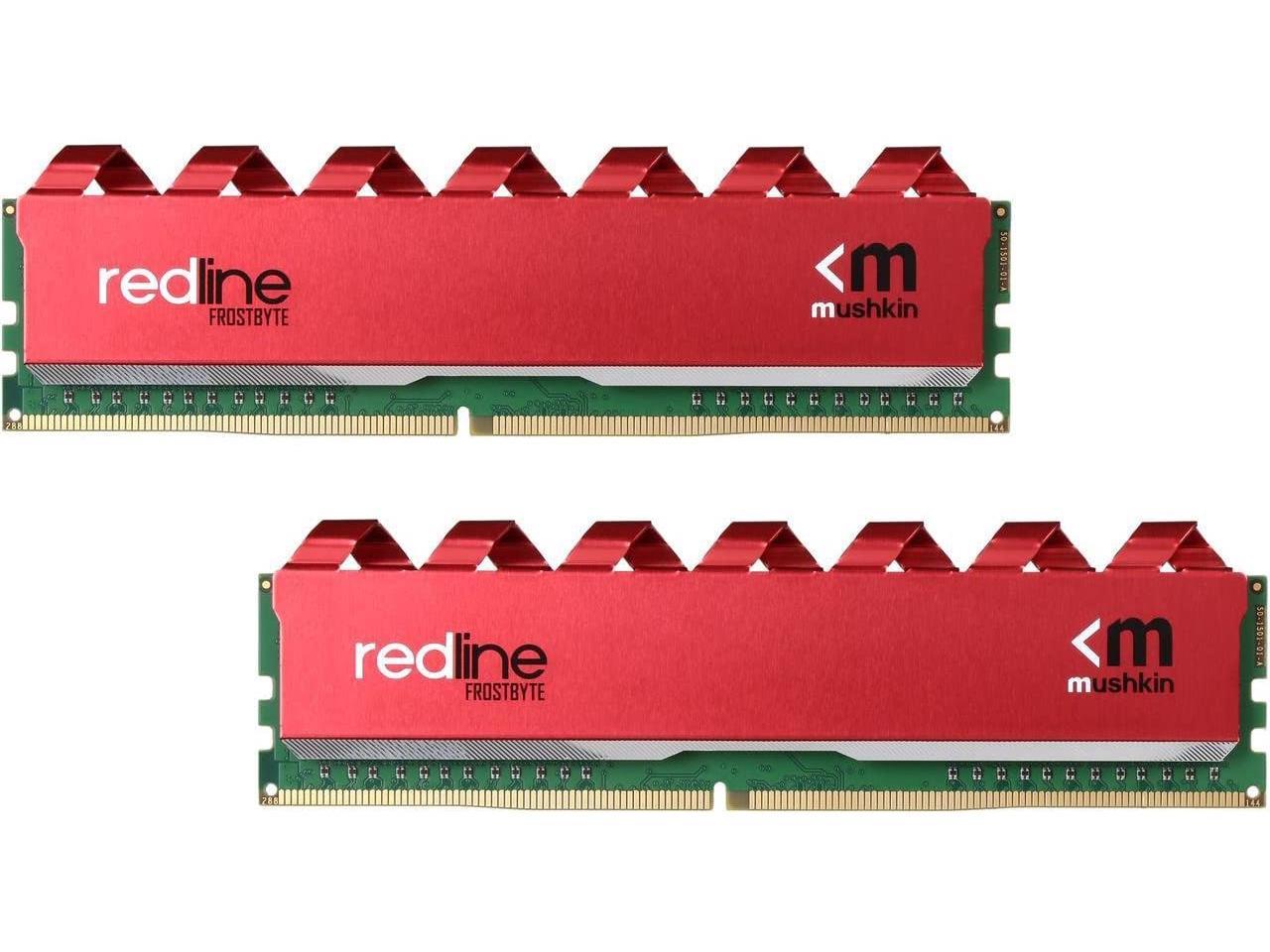 Mushkin 16GB (2X8GB) Redline DDR4 3200MHz PC4-25600 Desktop Memory Model MRA4U320LLLM8GX2