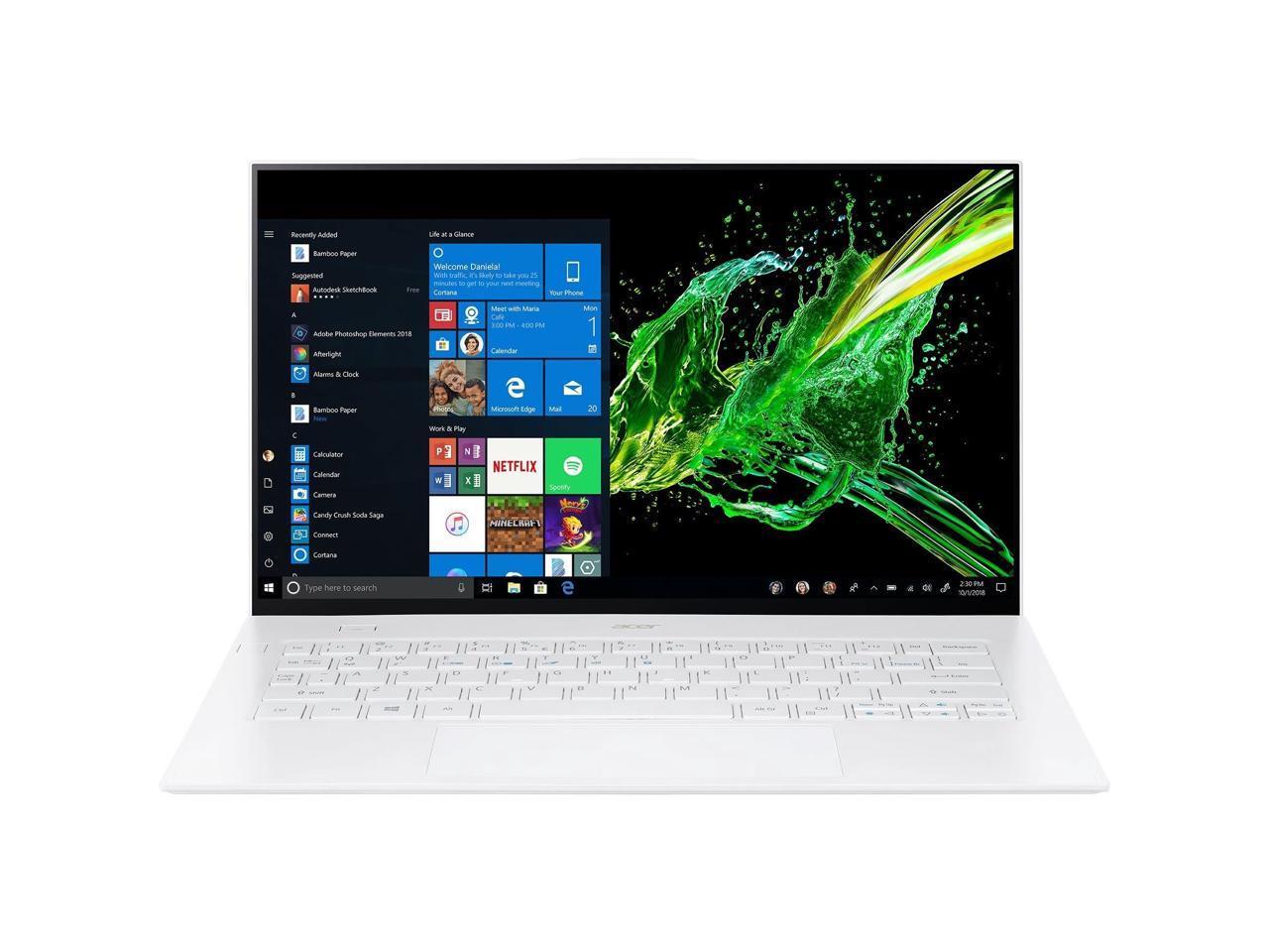 Acer Swift 7 SF714-52T-73CQ 14" 1920x1080 Touchscreen Core i7 i7-8500Y 16GB RAM 512GB SSD Windows 10 Home 64-bit Notebook