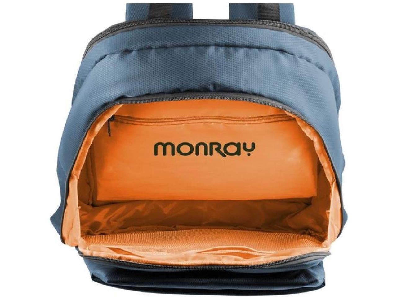 NGS Monray Reverse Notebook Bag 39.6 cm (15.6 Inches) Blue Backpack Laptop Bags (15.6 Inch Backpack, 540 g, Blue)