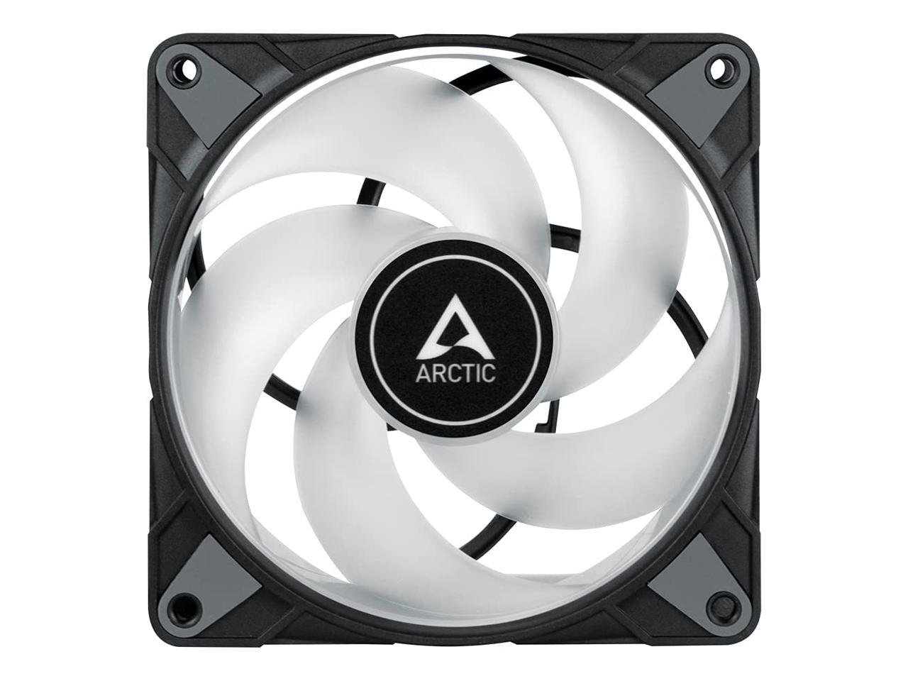 ARCTIC 120 mm P12 PWM PST RGB 0dB value pack without controller case Fan Optimized for Static Pressure 3 Pack Model ACFAN00230A