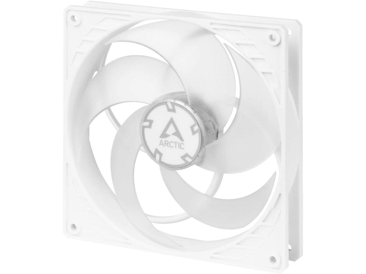 ARCTIC P14 PWM - 140 mm Case Fan with PWM, Pressure-optimised, Very Quiet Motor, Computer, Fan Speed: 200-1700 RPM - White/Transparent Model ACFAN00223A