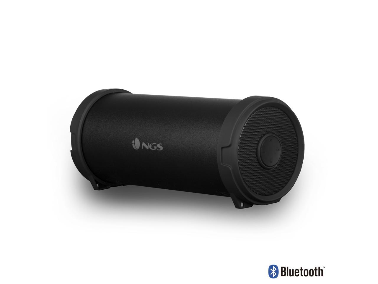 NGS Roller Flow Mini 10W Bluetooth Speaker with FM Radio USB Port AUX Input Model ROLLERFLOWMINI