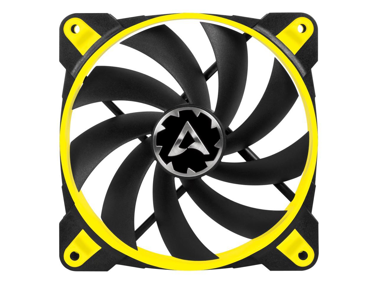 ARCTIC BioniX F140 - Gaming Fan with PWM PST I Silent 3-Phase Motor I 200 to 1800 RPM - Yellow