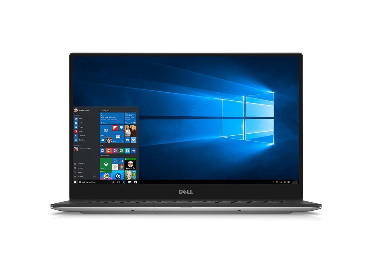 Dell XPS 13 9360 13.3" Touchscreen Intel Core i7-7560U 3.8GHz 7th Gen 1TB SSD 16GB LPDDR3 Intel Iris Plus Graphics 640 Windows 10 Home GRADE A REFURB Notebook Model XPS9360-7680SLV-REFA