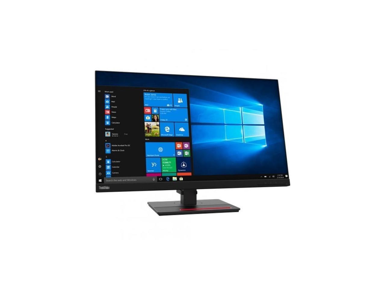Lenovo ThinkVision T27h-20 27-inch 16:9 QHD Monitor with USB Type-C