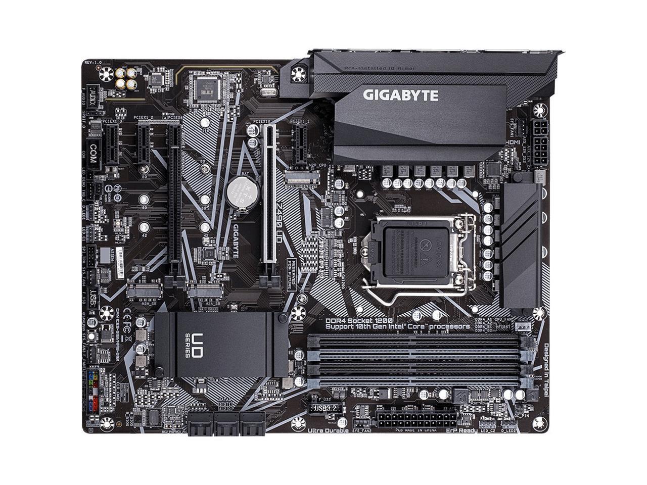 Gigabyte Ultra Durable Z490 UD LGA-1200 Comet Lake DDR4 ATX Desktop Motherboard