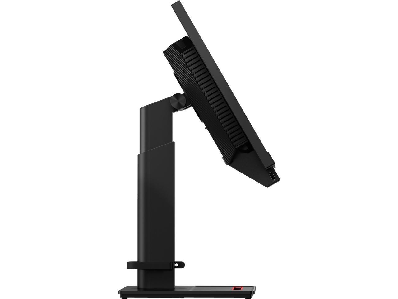 Lenovo ThinkCentre Tiny-in-One 24" (23.8" Viewable) Full HD 1920 x 1080 IPS DisplayPort Built-in Speakers/Mic Webcam Pivot Swivel Tilt Height Adjust VESA Monitor