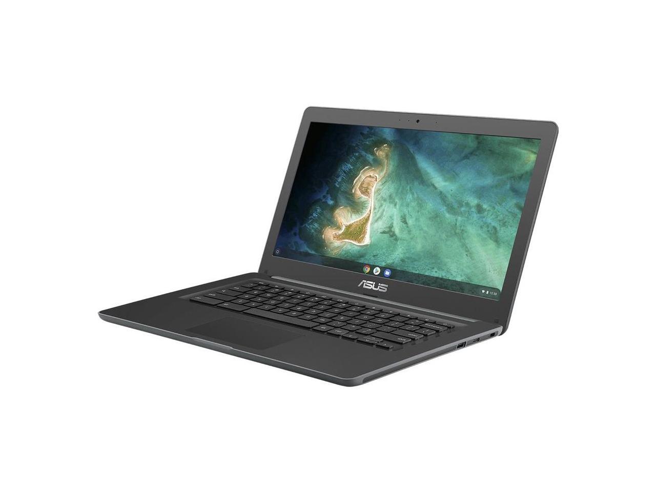 Asus Chromebook C403 C403NA-WS42-BL 14" Rugged Chromebook - HD - 1366 x 768 - Intel Celeron N3350 Dual-core (2 Core) 1.10 GHz - 4 GB RAM - 32 GB Flash Memory - Dark Blue - Intel Chip - Chrome OS
