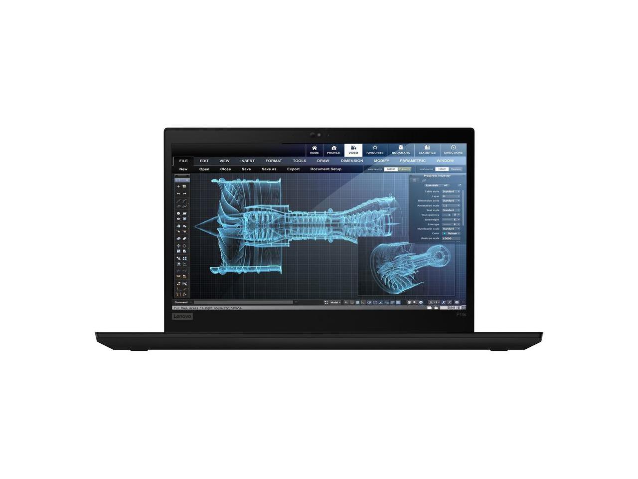 Lenovo ThinkPad P14s Gen 2 21A0005QUS 14" Mobile Workstation - Full HD - 1920 x 1080 - AMD Ryzen 7 PRO 5850U Octa-core (8 Core) 1.90 GHz - 16 GB RAM - 512 GB SSD - Black - Windows 11 Pro - AMD Ra