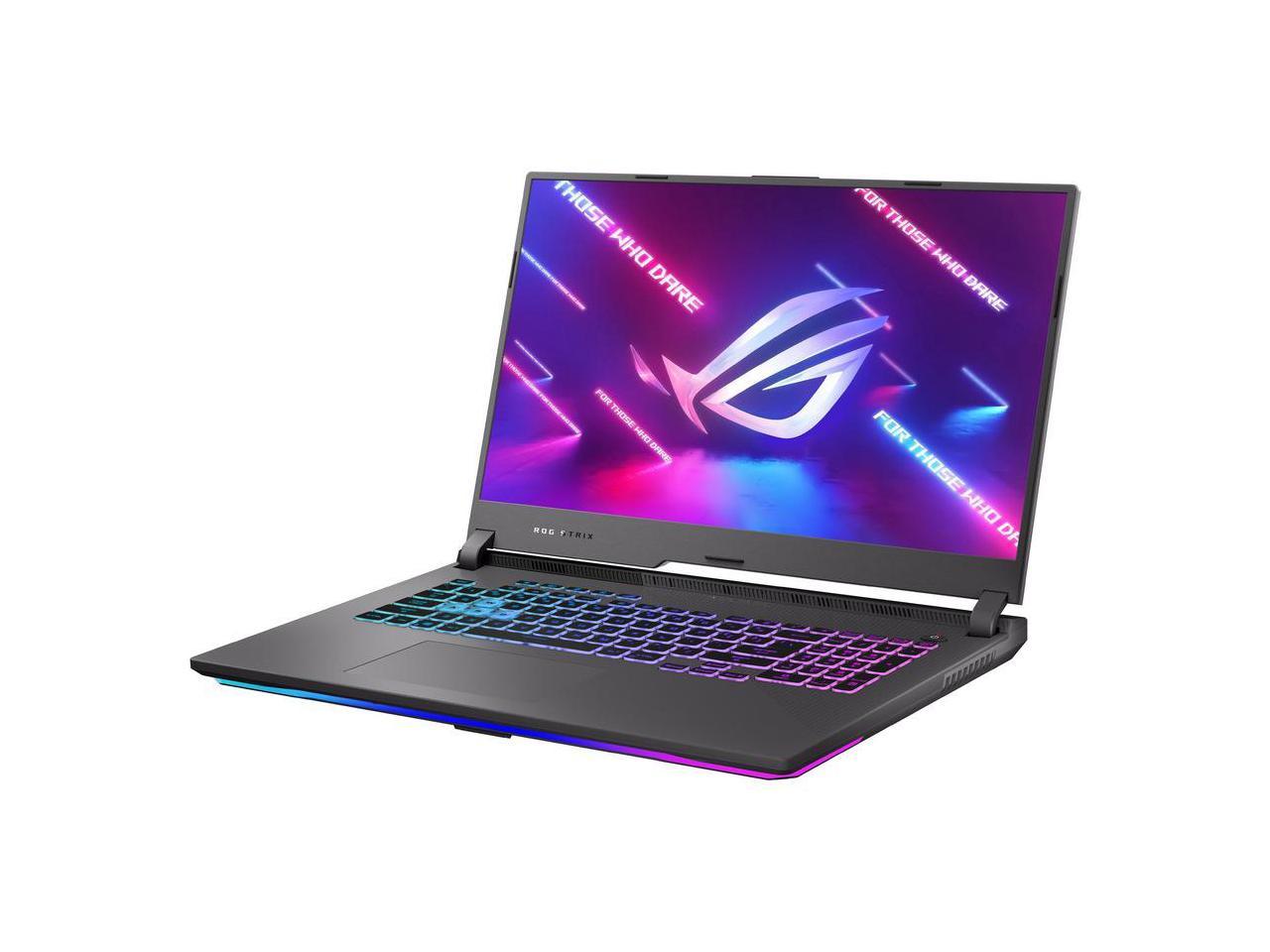 ASUS ROG Strix G17 (2022) Gaming Laptop, 17.3" 144Hz IPS FHD Display, NVIDIA GeForce RTX 3050 GPU, AMD Ryzen 7 6800H Processor, 16GB DDR5 RAM, 512GB SSD, RGB Keyboard, Windows 11, G713RC-RS73