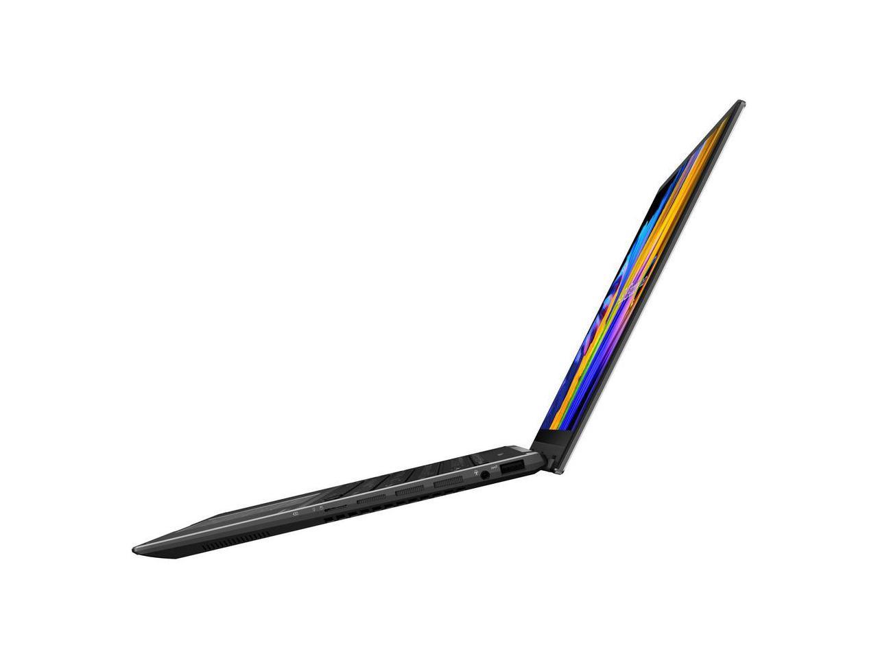Asus Zenbook 14 Flip OLED UN5401 UN5401RA-DB74T 14" Touchscreen Convertible Notebook - AMD Ryzen 7 6800H - 16 GB Total RAM - 16 GB On-board Memory - 1 TB SSD - Jade Black - AMD Chip - AMD - NanoE