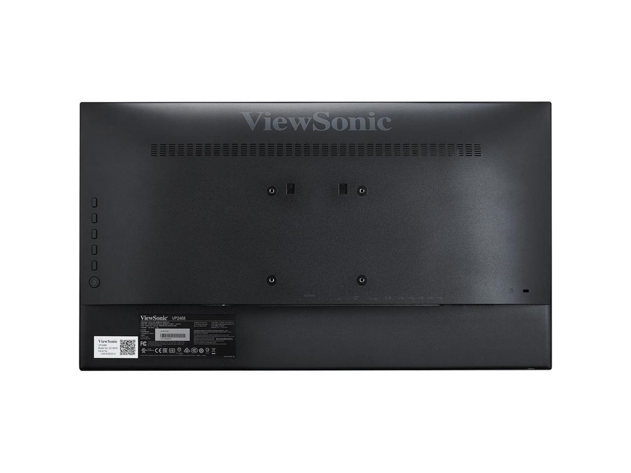 ViewSonic VP2468_H2 PRO 24" Dual Pack Head-Only 1080p Monitors with 100% sRGB Rec709 14-bit 3D LUT for Photography and Graphic Design