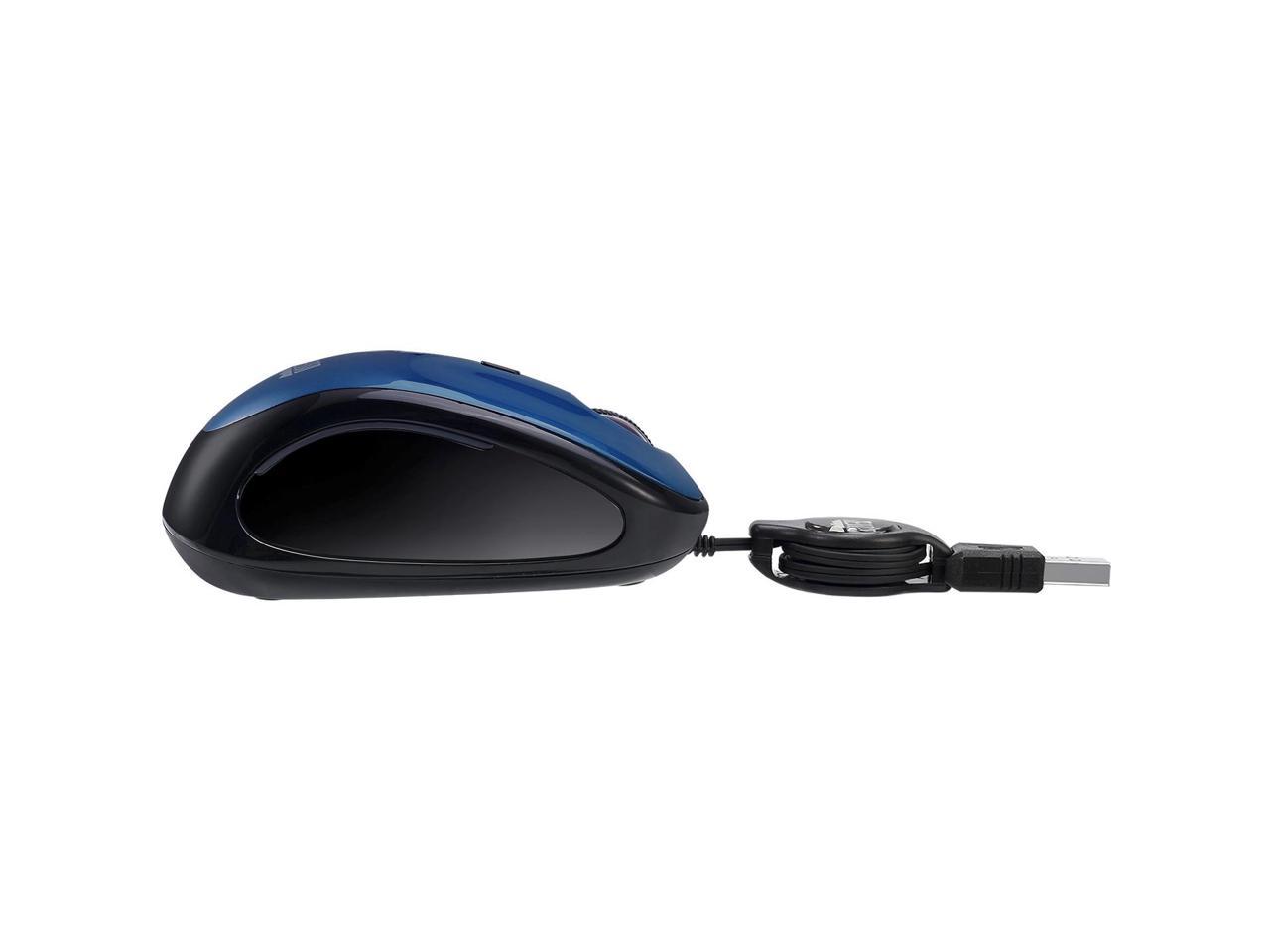 Adesso iMouse S8L - USB Illuminated Retractable Mini Mouse