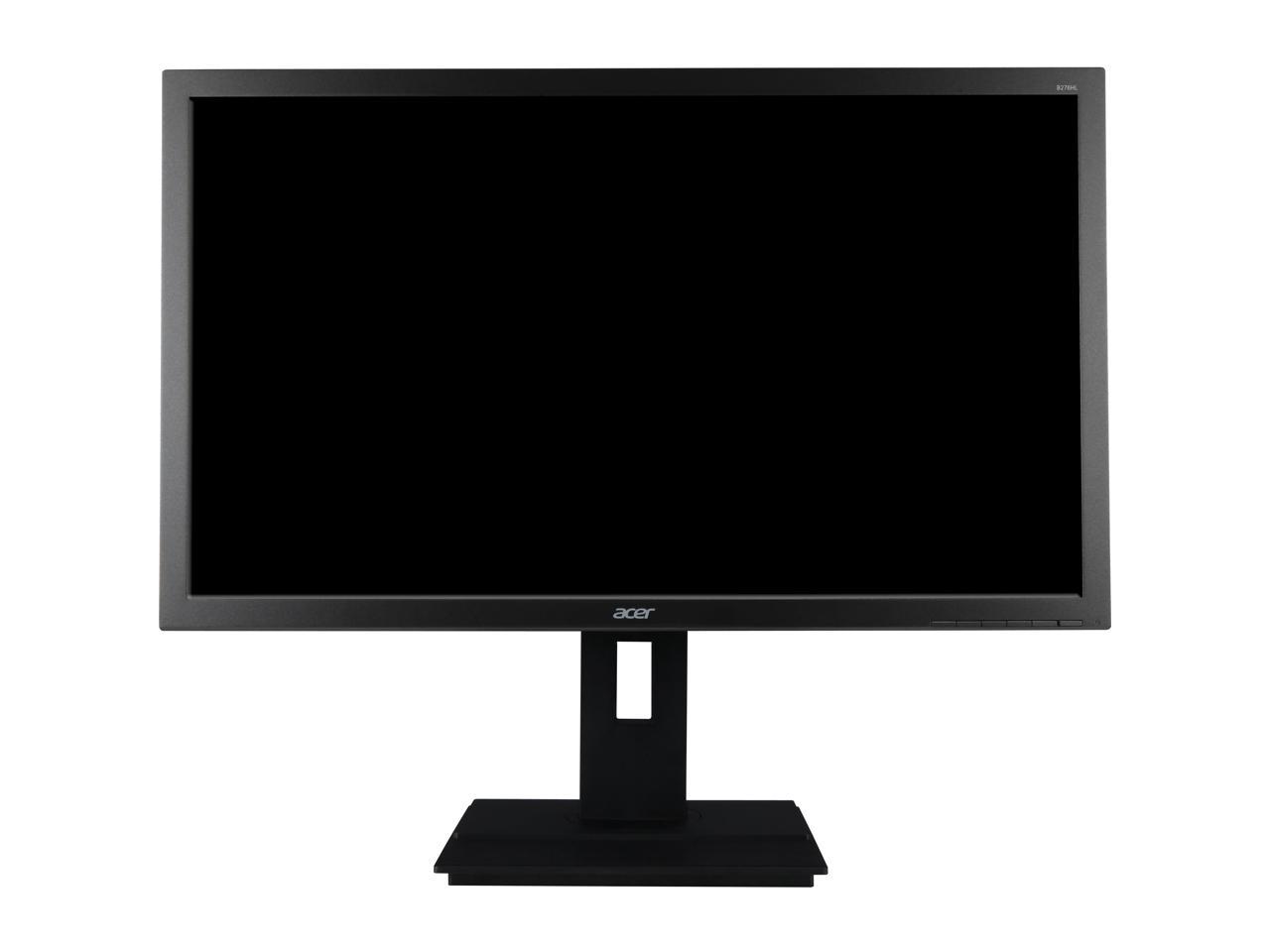 Acer B276HL Cbmdprzx 27" Full HD 1920 x 1080 60Hz 5ms DVI VGA DisplayPort ComfyView EcoDisplay Technology Built-in Speakers LED Backlit LCD Monitor