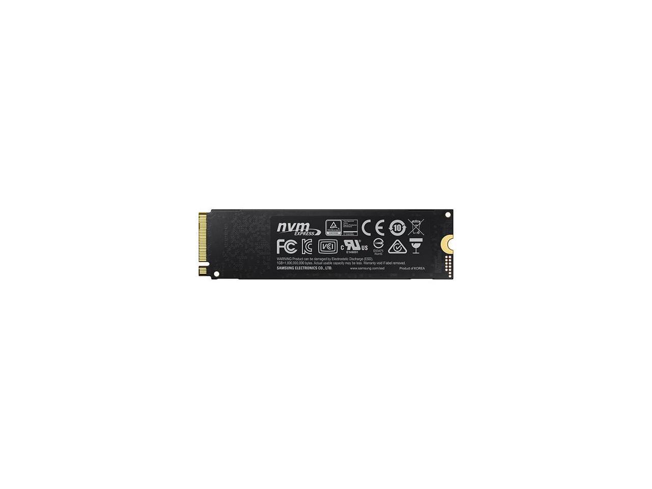 SAMSUNG 970 PRO M.2 2280 512GB PCIe Gen 3.0 x4, NVMe 1.3 V-NAND 2-bit MLC Internal Solid State Drive (SSD) MZ-V7P512E - OEM