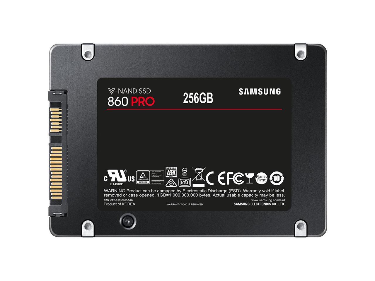 Samsung - MZ-76P256E - Samsung 860 PRO MZ-76P256E 256 GB Solid State Drive - 2.5 Internal - SATA (SATA/600) -