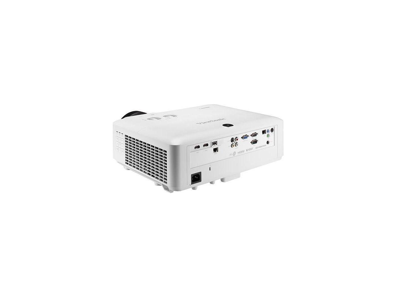ViewSonic LS860WU 5000 Lumens WUXGA Short Throw Laser Projector with One-Wire HDBT 1.3x Optical Zoom Vertical Horizontal Keystone and Lens Shift
