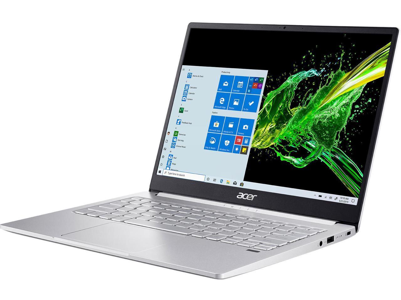 Acer Swift 3 SF313-52-52VA 13.5" Notebook - 2256 x 1504 - Core i5 i5-1035G4 - 8 GB RAM - 512 GB SSD - Silver - Windows 10 Home 64-bit - Intel Iris Plus Graphics - CineCrystal, In-plane Switching
