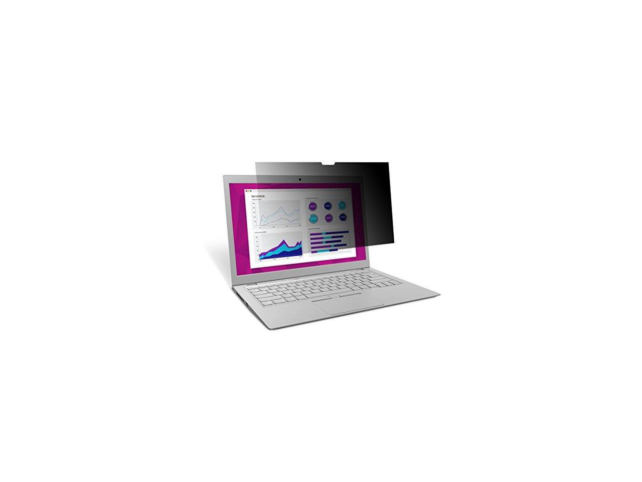 3M HC156W9B High Clarity Filter For 15.6 Inch Widescreen Laptop - Notebook Privacy Filter - 15.6 Inch Wide - Black