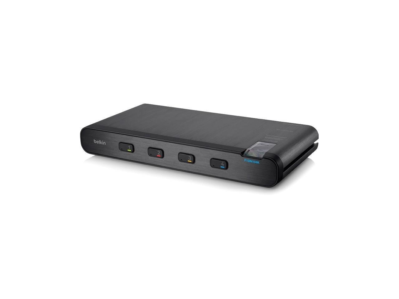Belkin F1DN104K-3 4PORT SECURE KM W/AUDIO and CAC