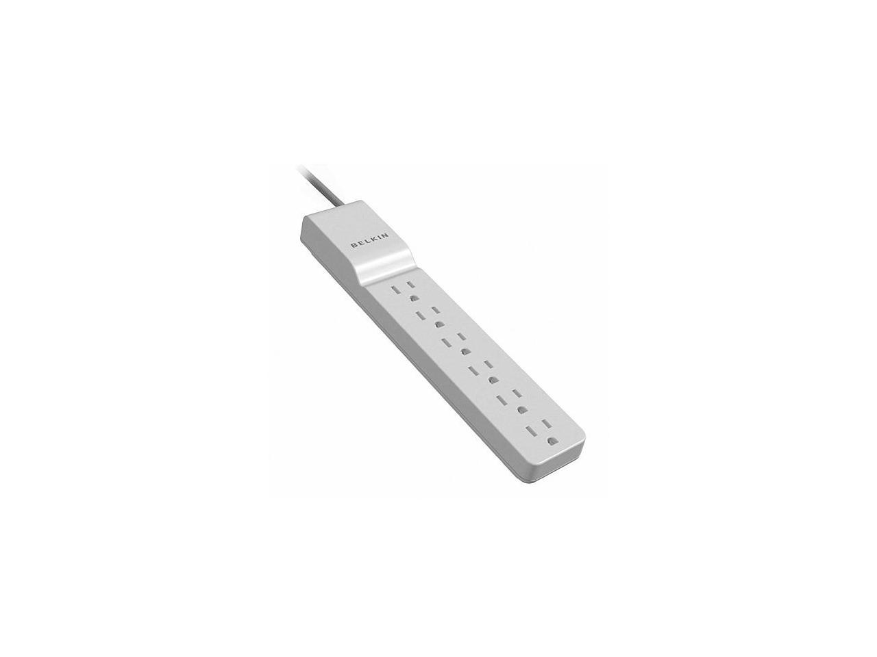 Belkin BE106000-04 6 Outlet Surge Protector 4 ft Cord