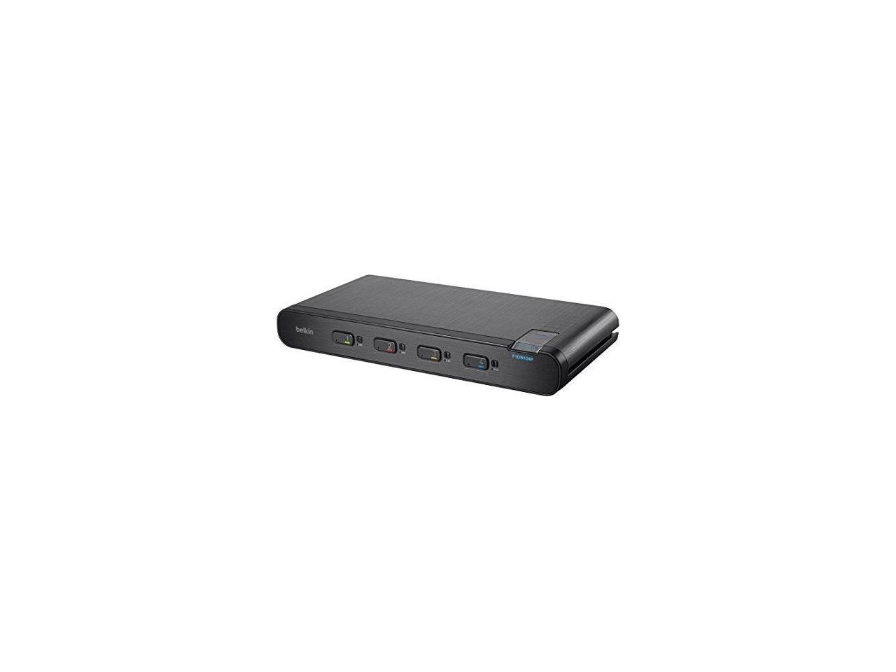 Belkin F1DN104P-3 4PORT SECURE DP SH KVM W/AUDIO