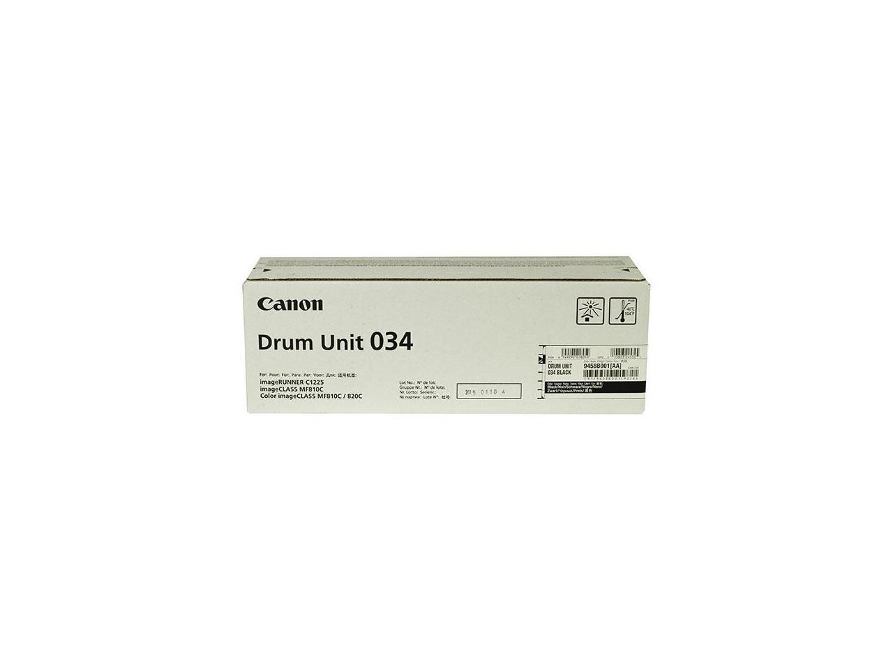 Canon 9458B001AA (CRG-034) imageCLASS MF810Cdn MF820Cdn Black Drum Unit (34000 Yield)