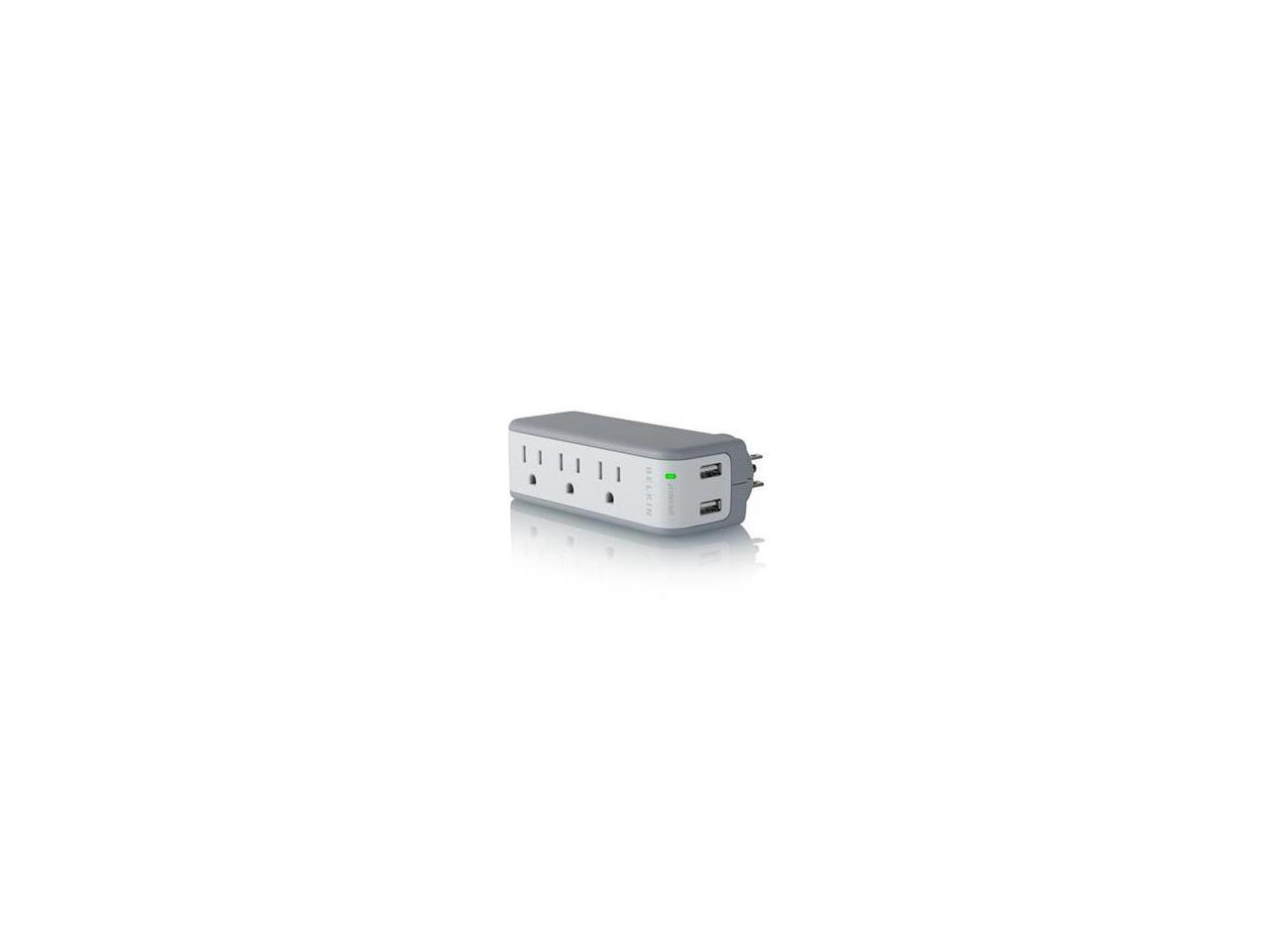 BELKIN BZ103050-TVL 3Out 2USB Mini Surge USB Charg
