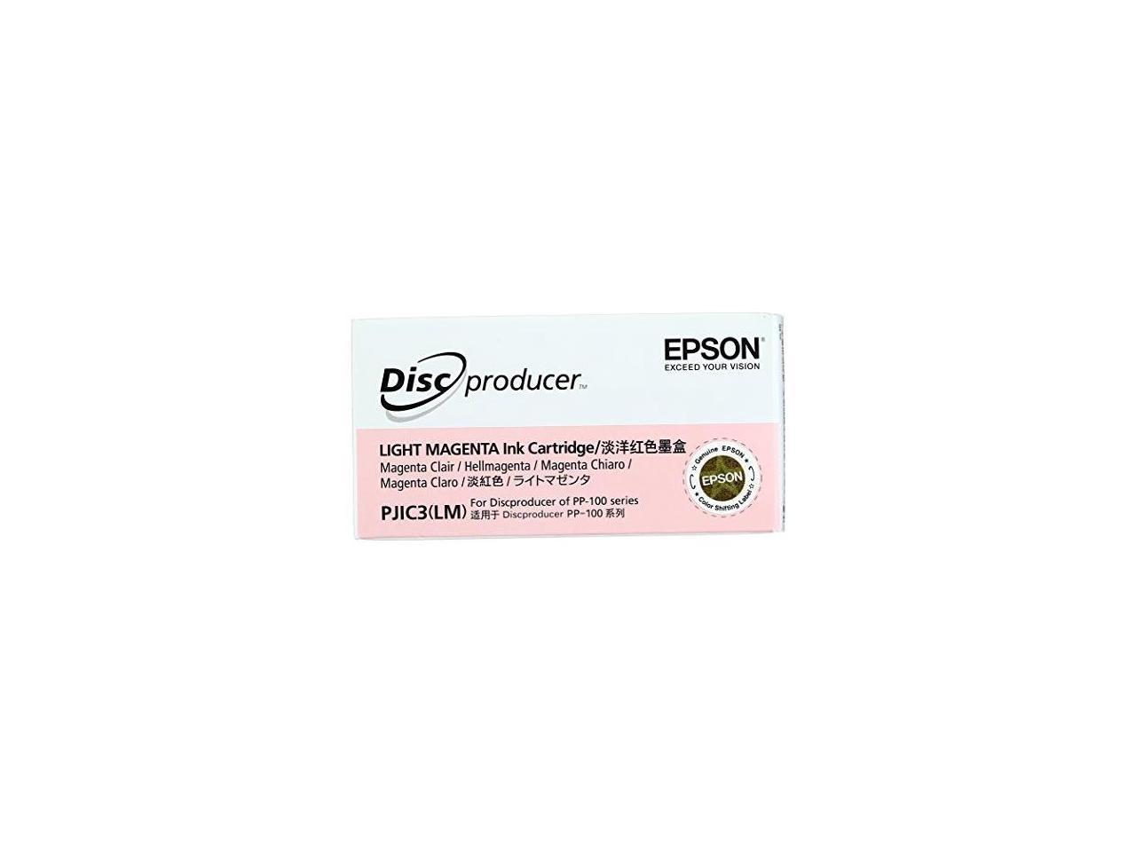 EPSON C13S020449 PJIC1-LM CONSUMABLES LIGHT MAGENTA INK CARTRIDGE FOR DISCPRODUCER