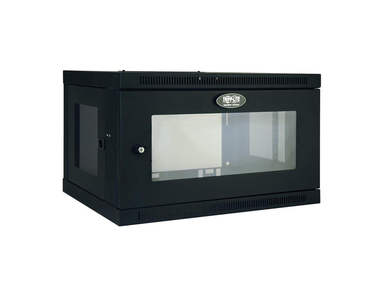 Tripp Lite 6U Wall-Mount Rack Enclosure Cabinet with Clear Acrylic Window, Switch-Depth (SRW6UG)