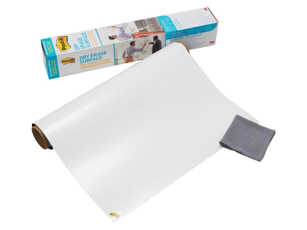 Post-it Dry DEF3X2 - Erase Film with Adhesive Backing, 36 x 24, White